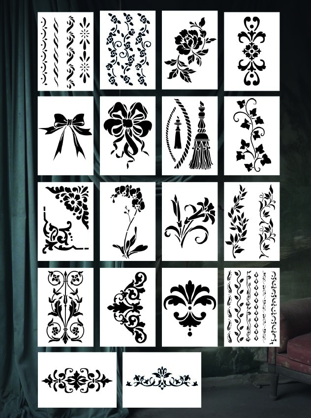 Whimsy Pack – Arabesques & Florals 30 Designs