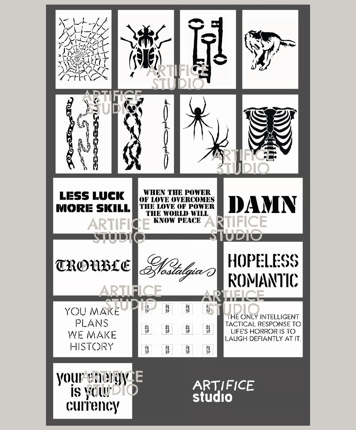 Ultimate Stencil Bundle – 50 Premium Cut Files