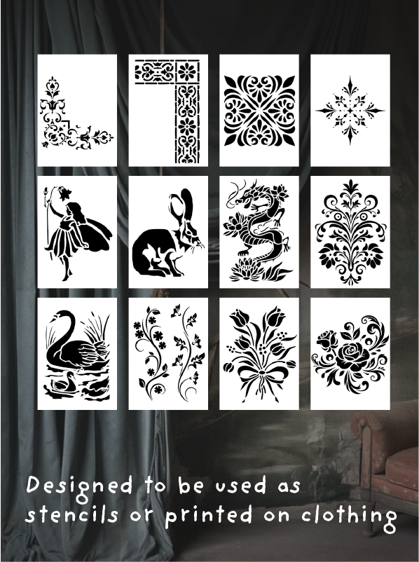 Whimsy Pack – Arabesques & Florals 30 Designs