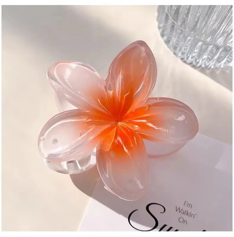 Pinza para el cabello  floral 