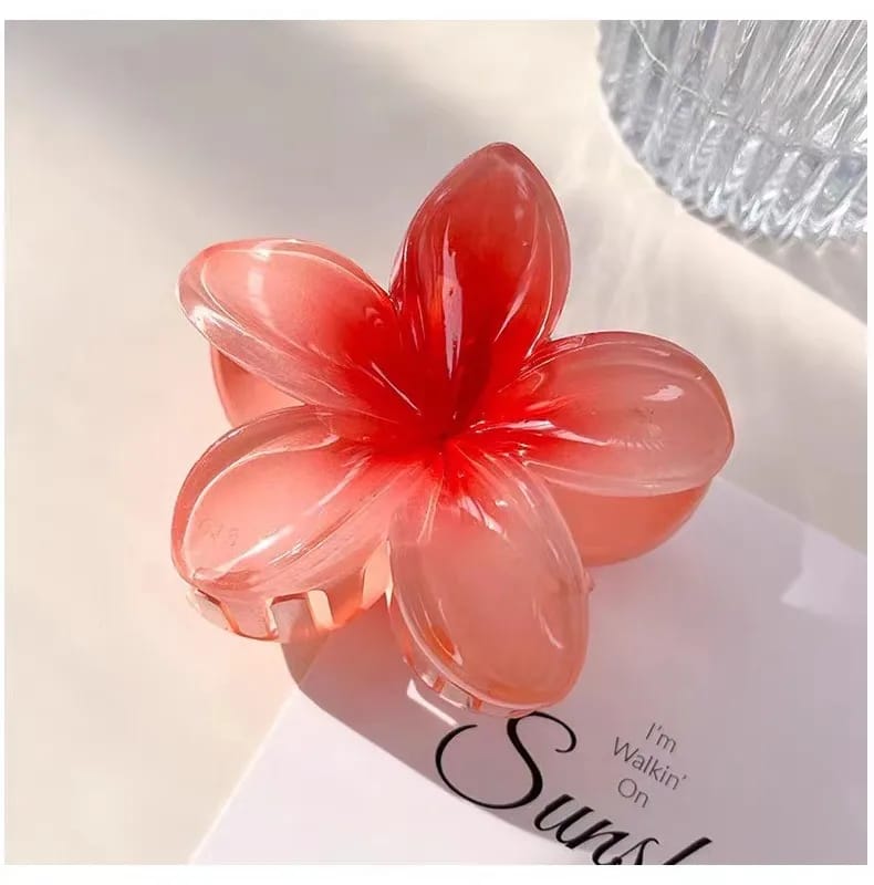 mini pinza para el cabello  floral 