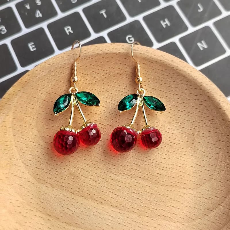 Pendientes de cereza