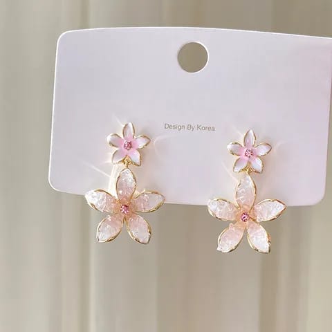 Pendientes de flor