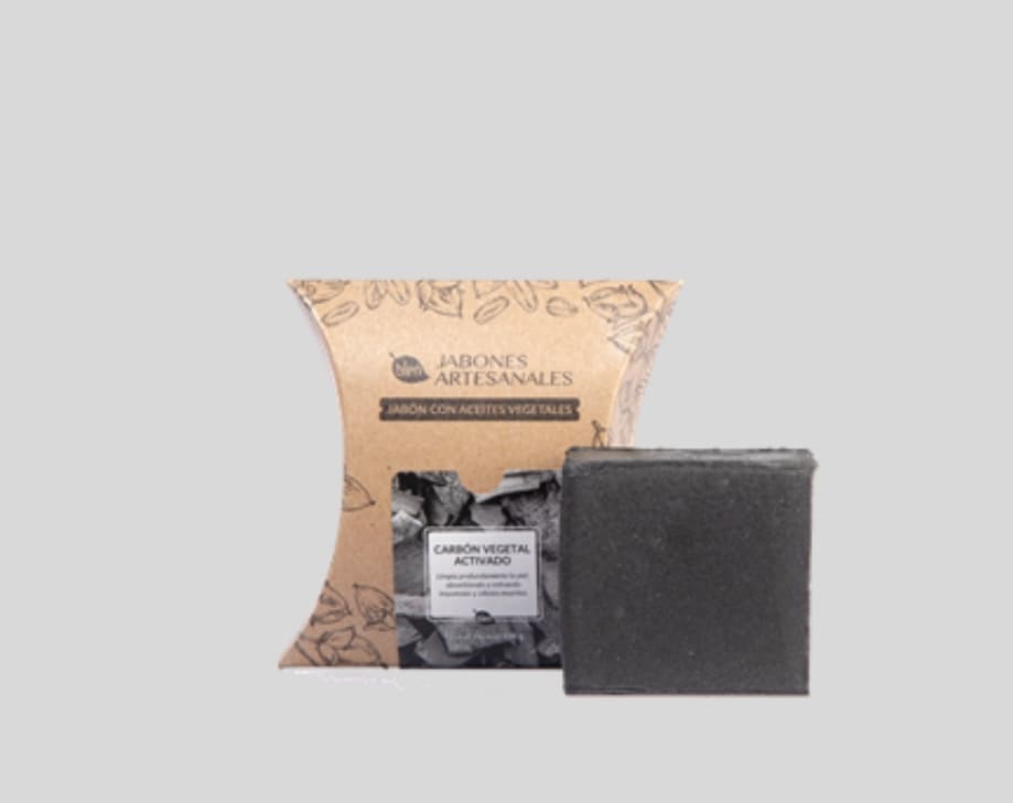 Jabón de carbón vegetal activado