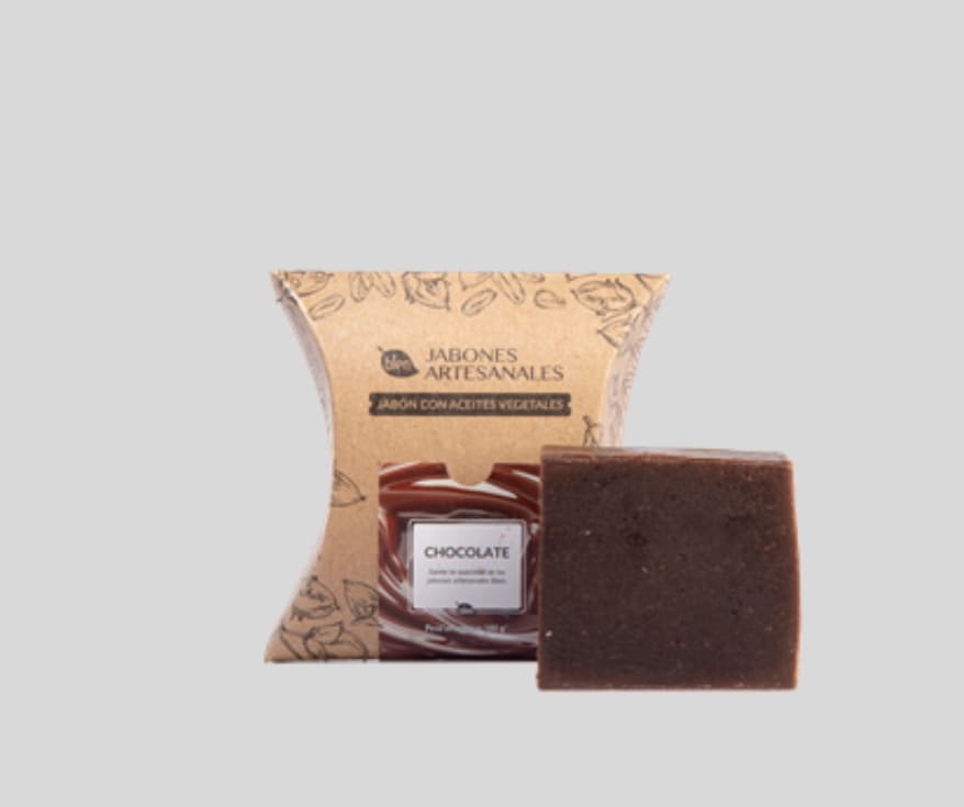 Jabón artesanal de chocolate 100g