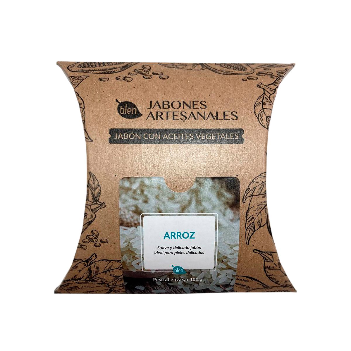 Jabón artesanal de arroz