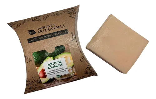 Jabón artesanal de aceite de aguacate