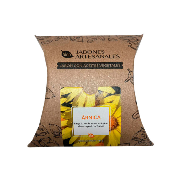 Jabón artesanal de árnica