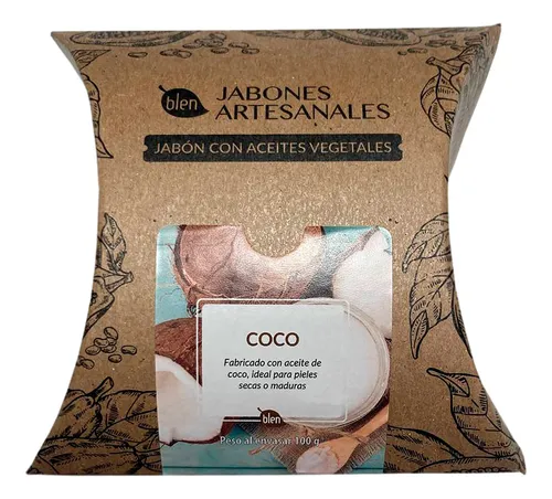 Jabón Artesanal de Coco para cuerpo y cara