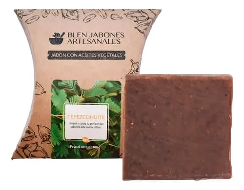 Jabón artesanal de Tepezcohuite