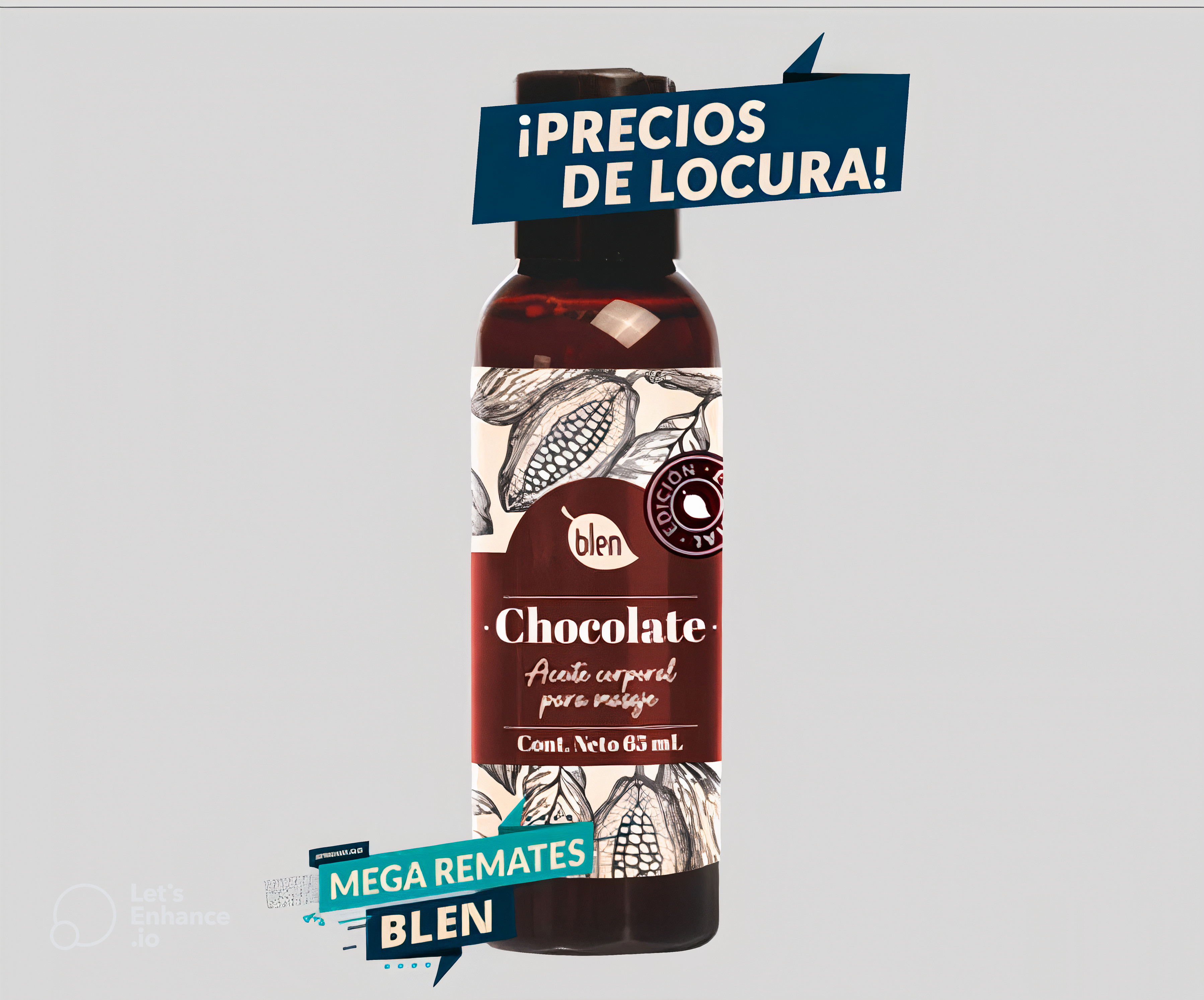 Aceite corporal de chocolate