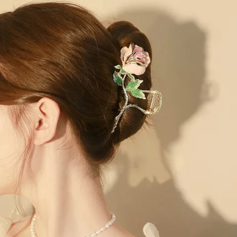Horquilla de flor de rosa 