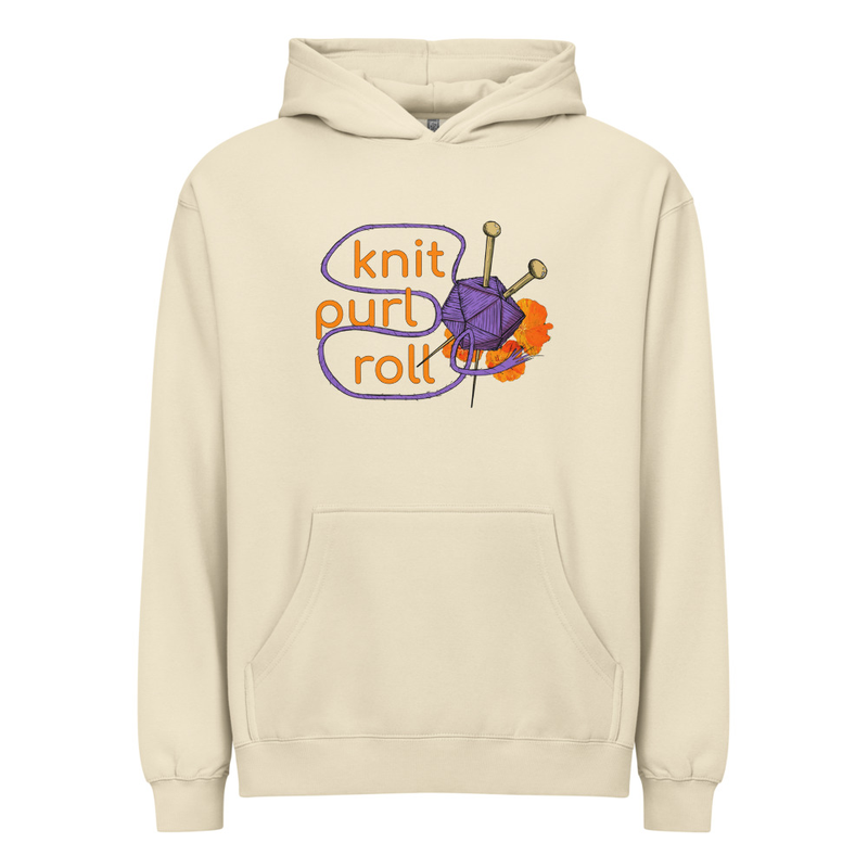 Knit, Purl, Roll Hoodie