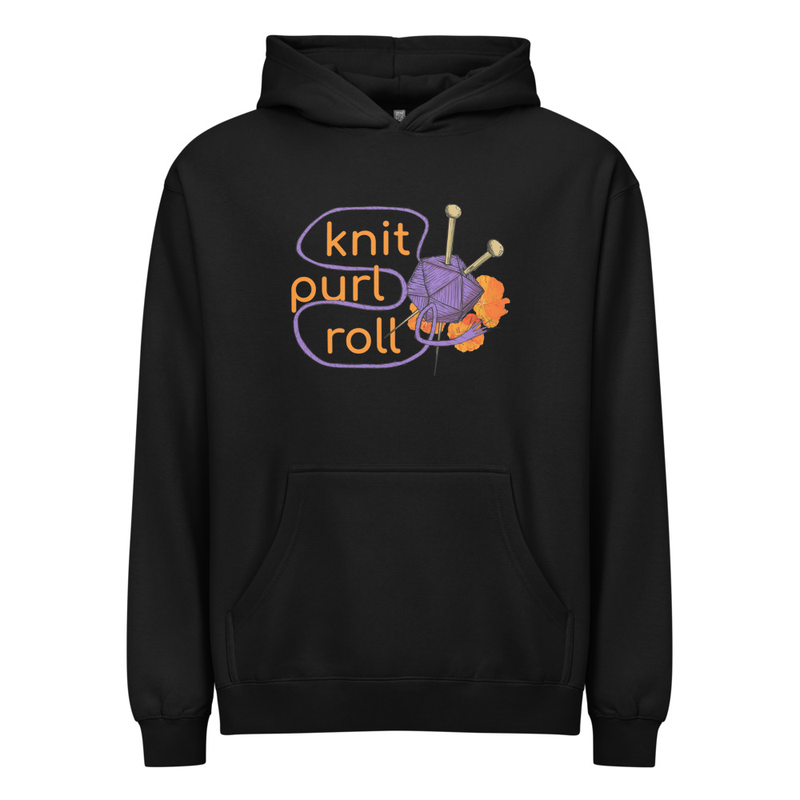 Knit, Purl, Roll Hoodie