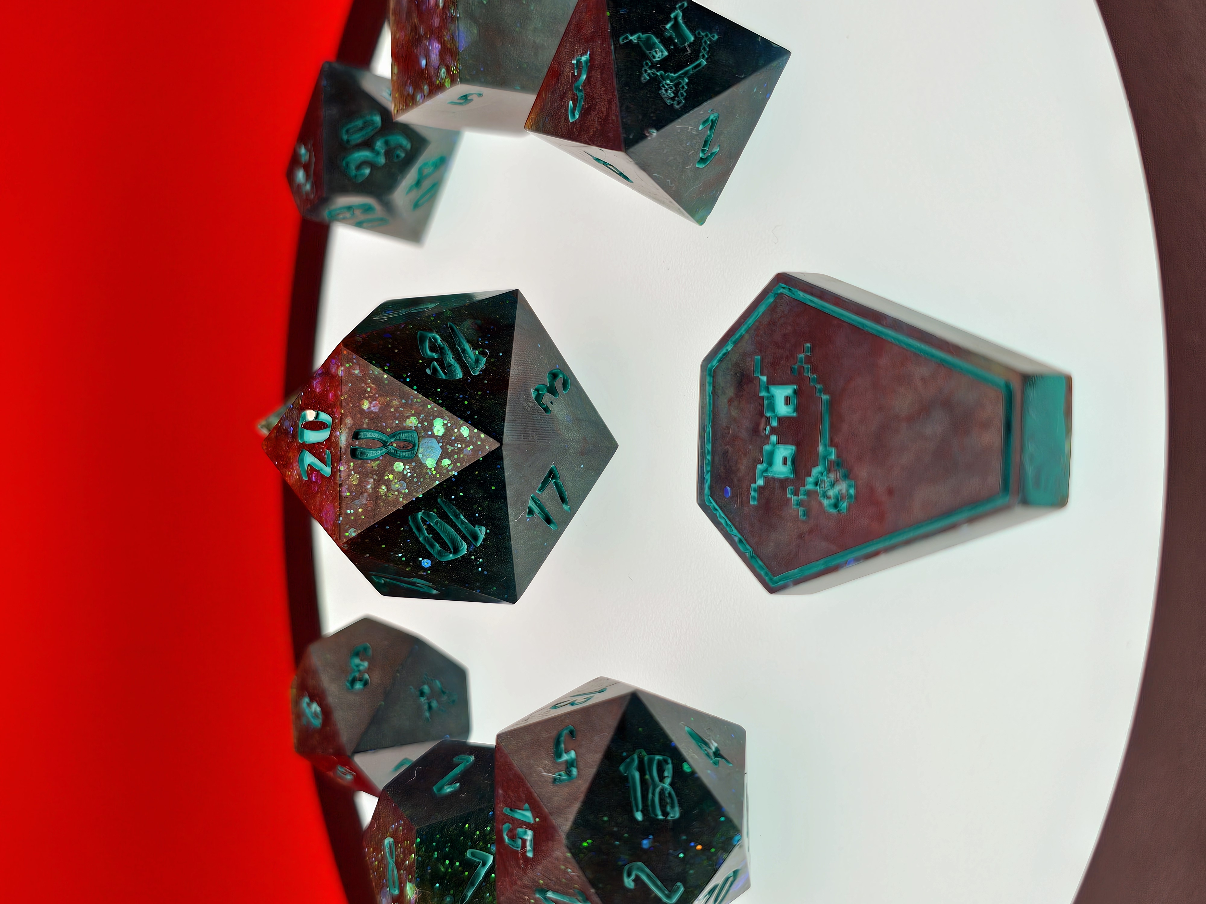 Space Mermaid Dice Set