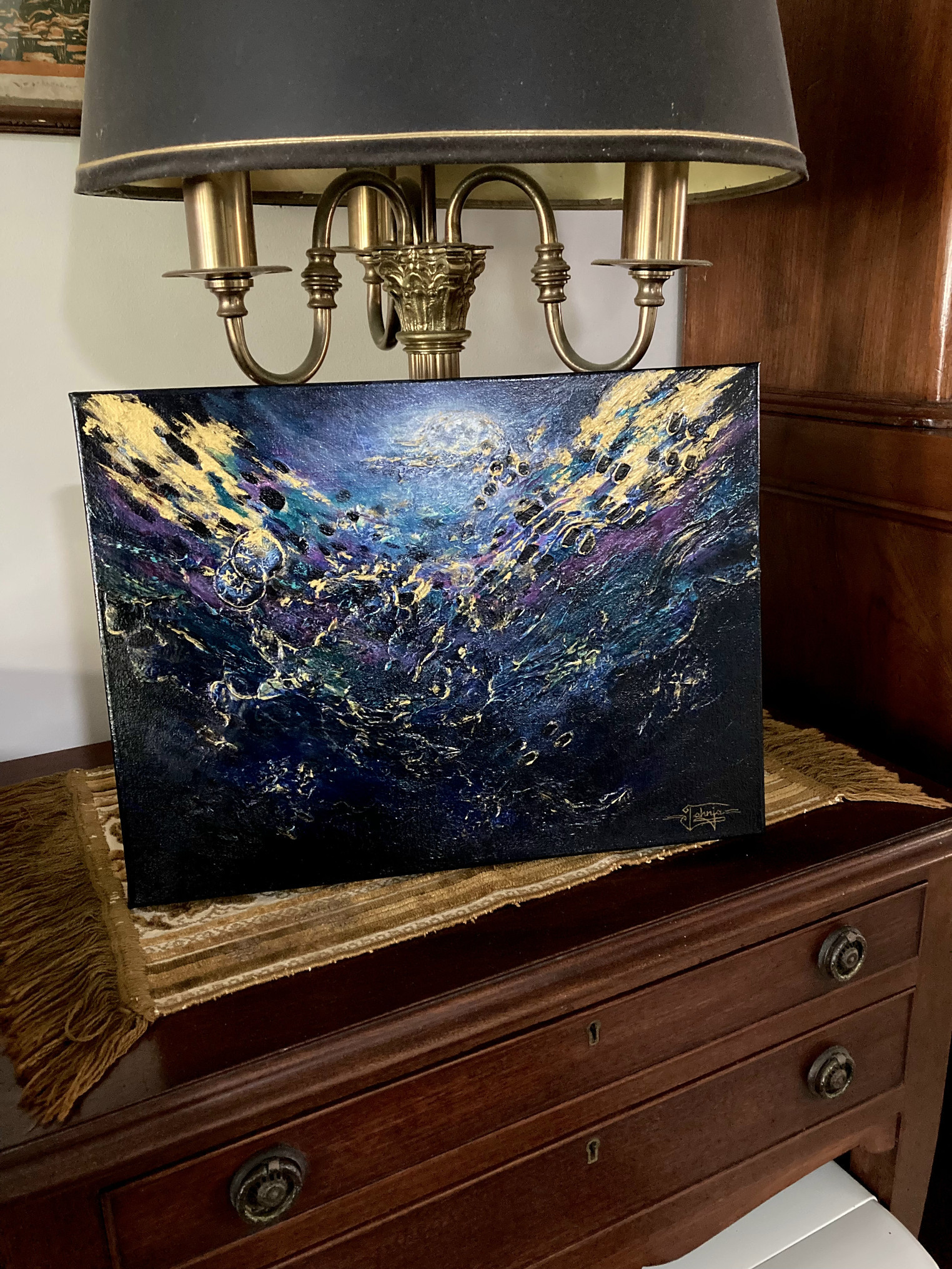 Acrylic Abstract Painting About Hope