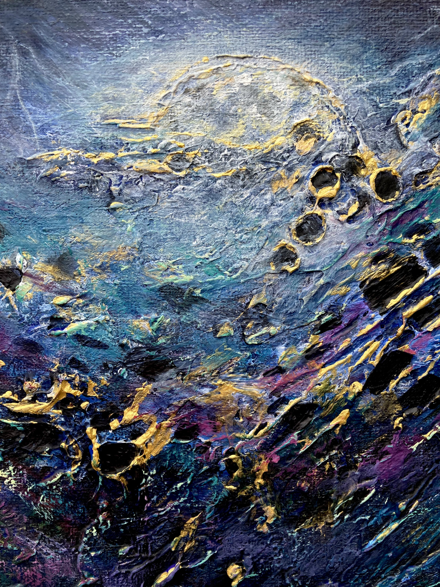Acrylic Abstract Painting About Hope