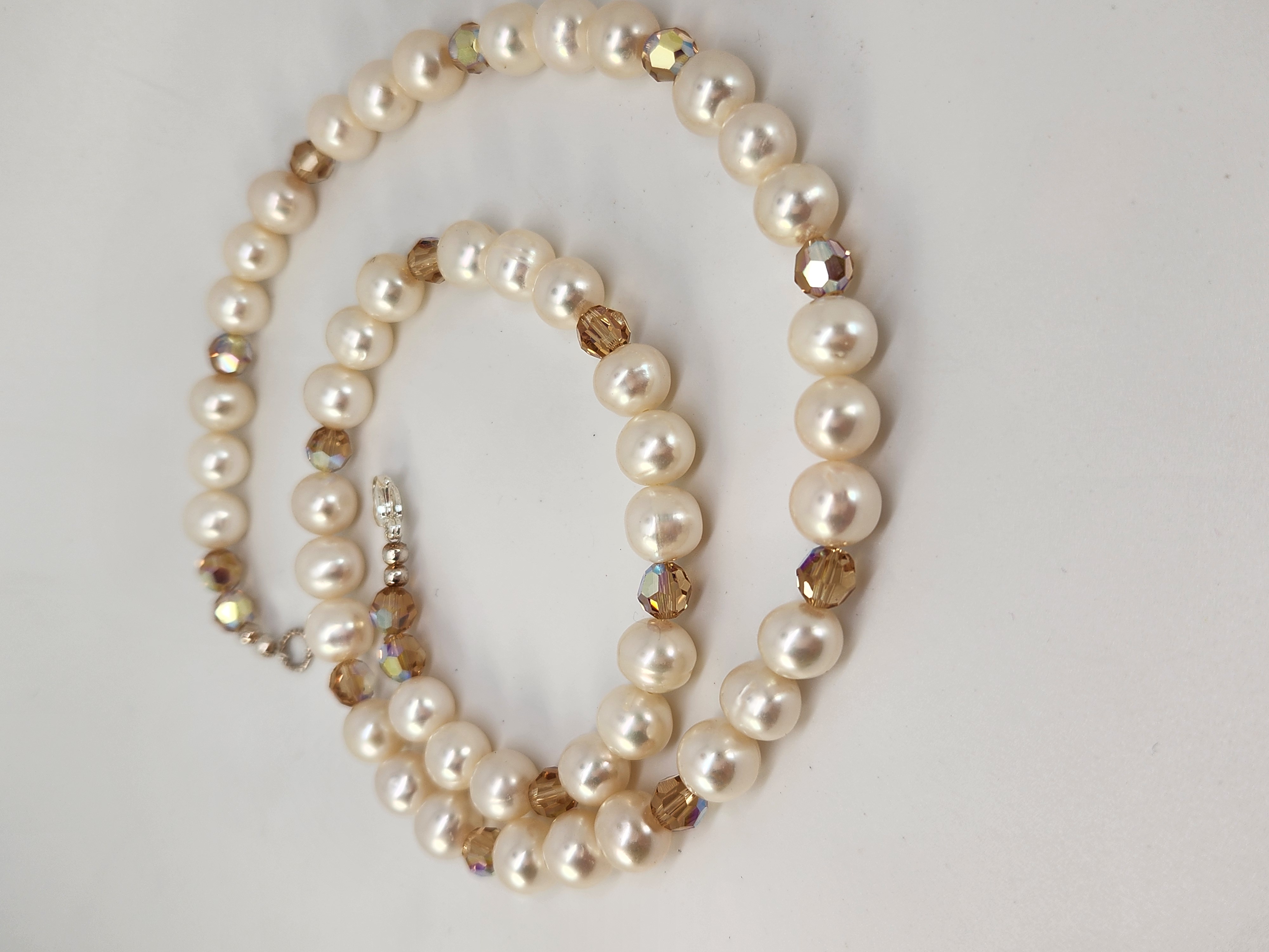 Pearl and Swarovski Perfection Necklace