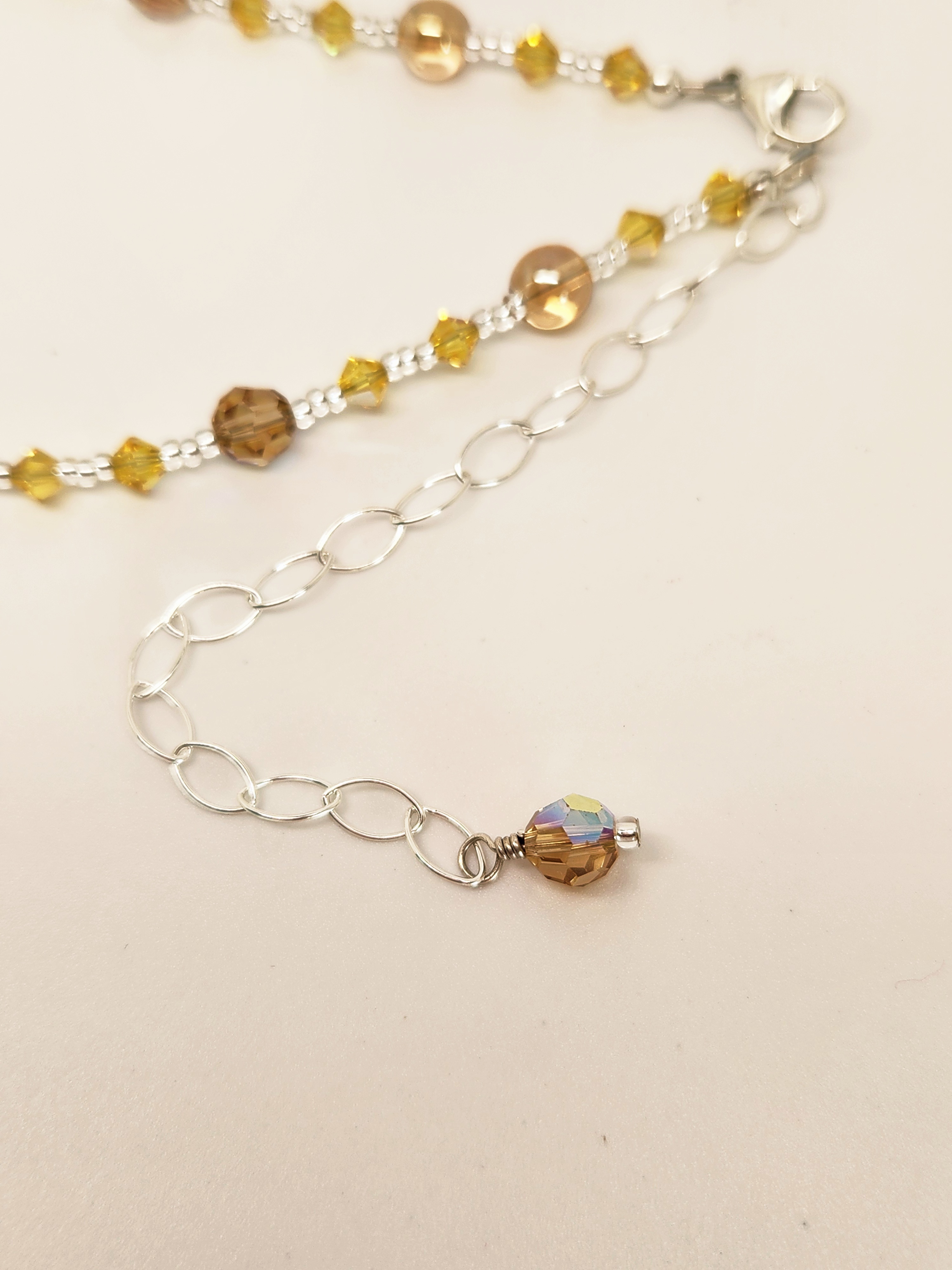 Vintage Swarovski Crystal Beaded Necklace