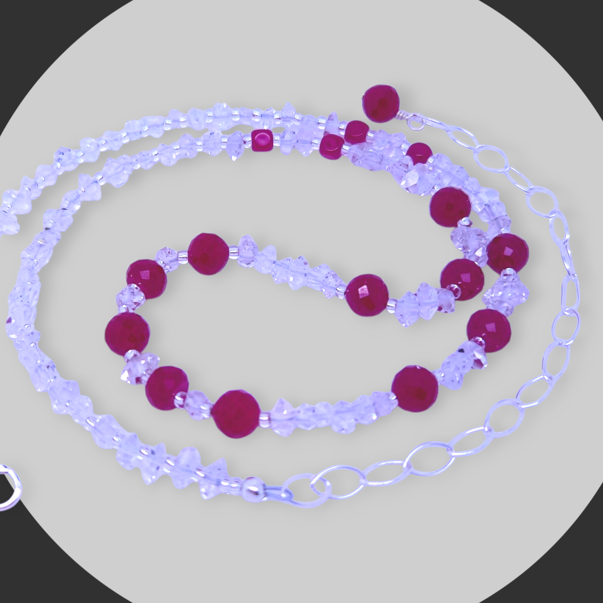 Twinkle & Ruby: Herkimer Charm