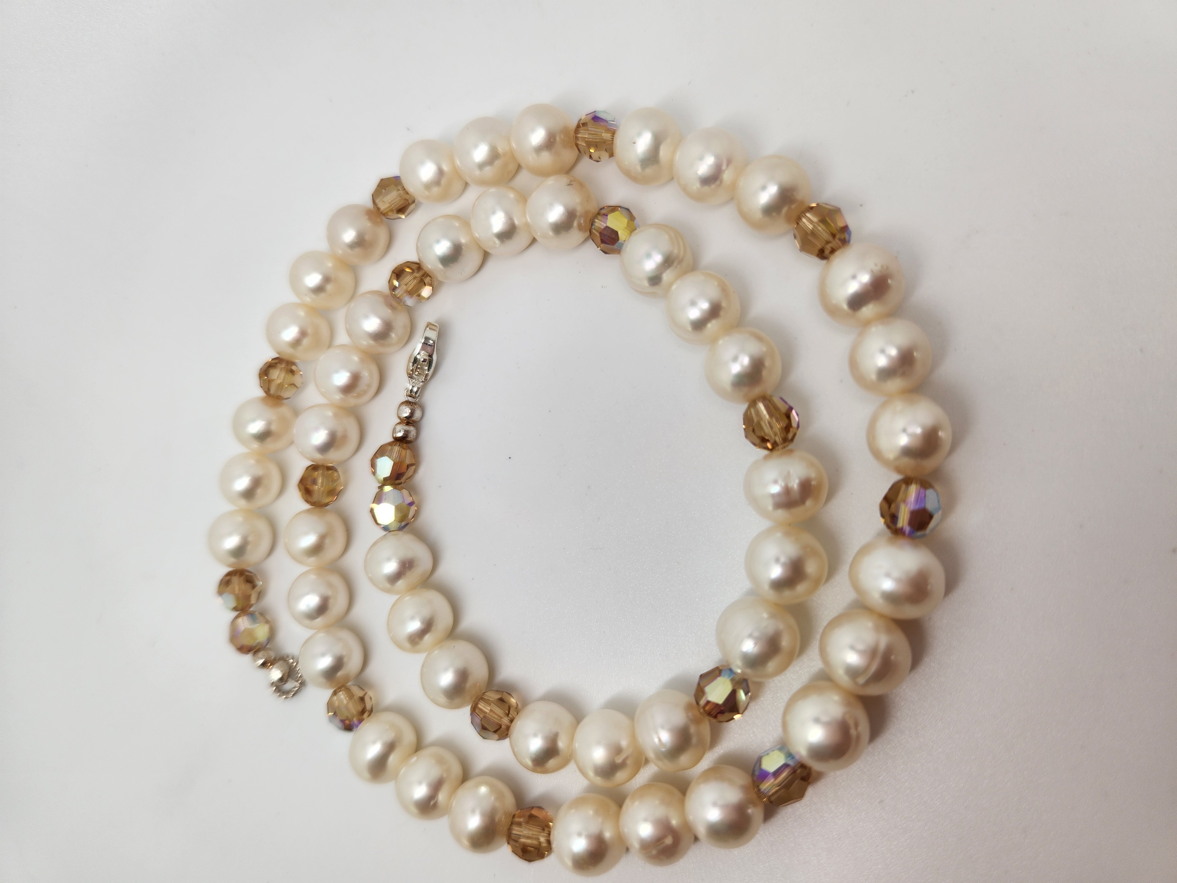Pearl and Swarovski Perfection Necklace