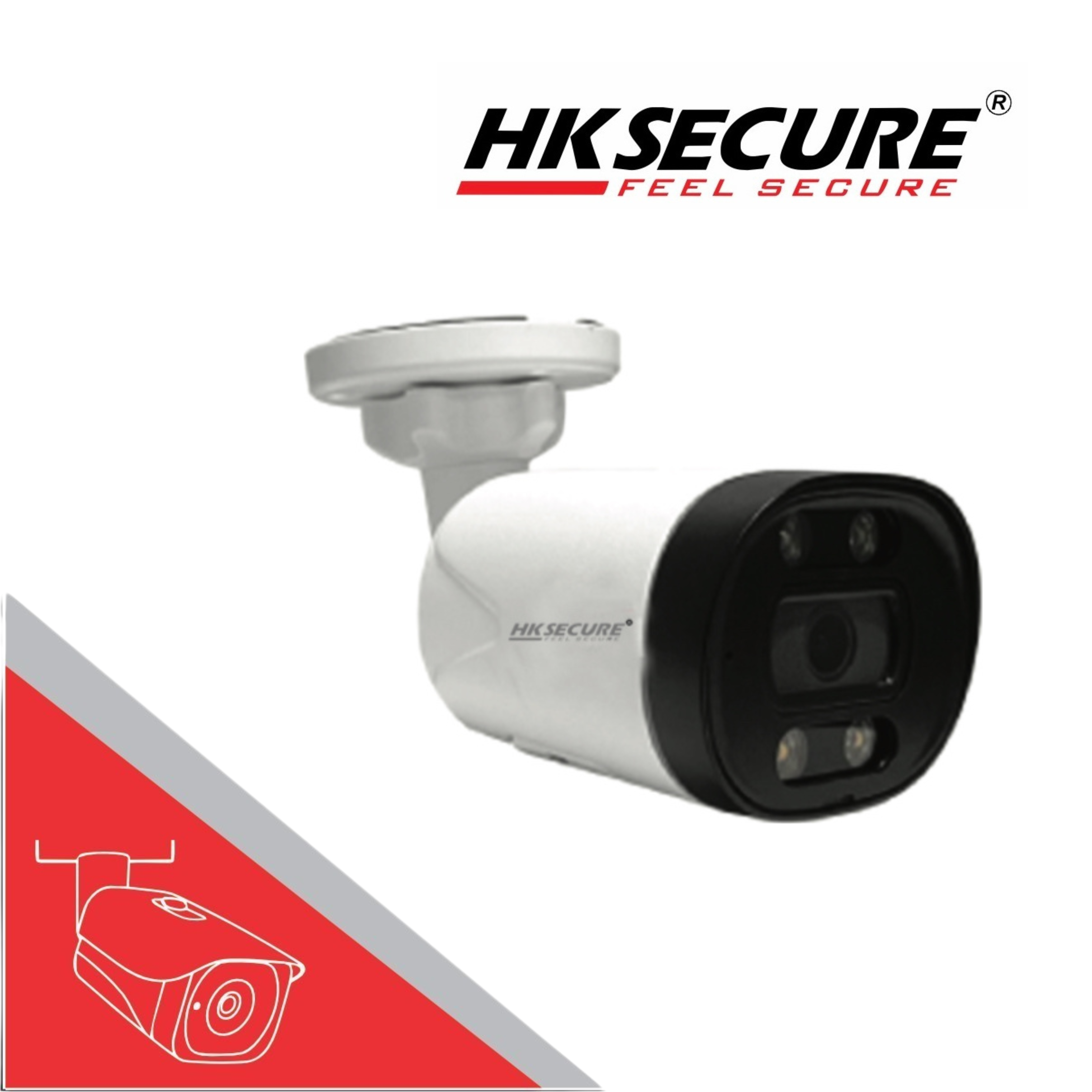 HK Secure 4MP IP Bullet Camera – Project Series