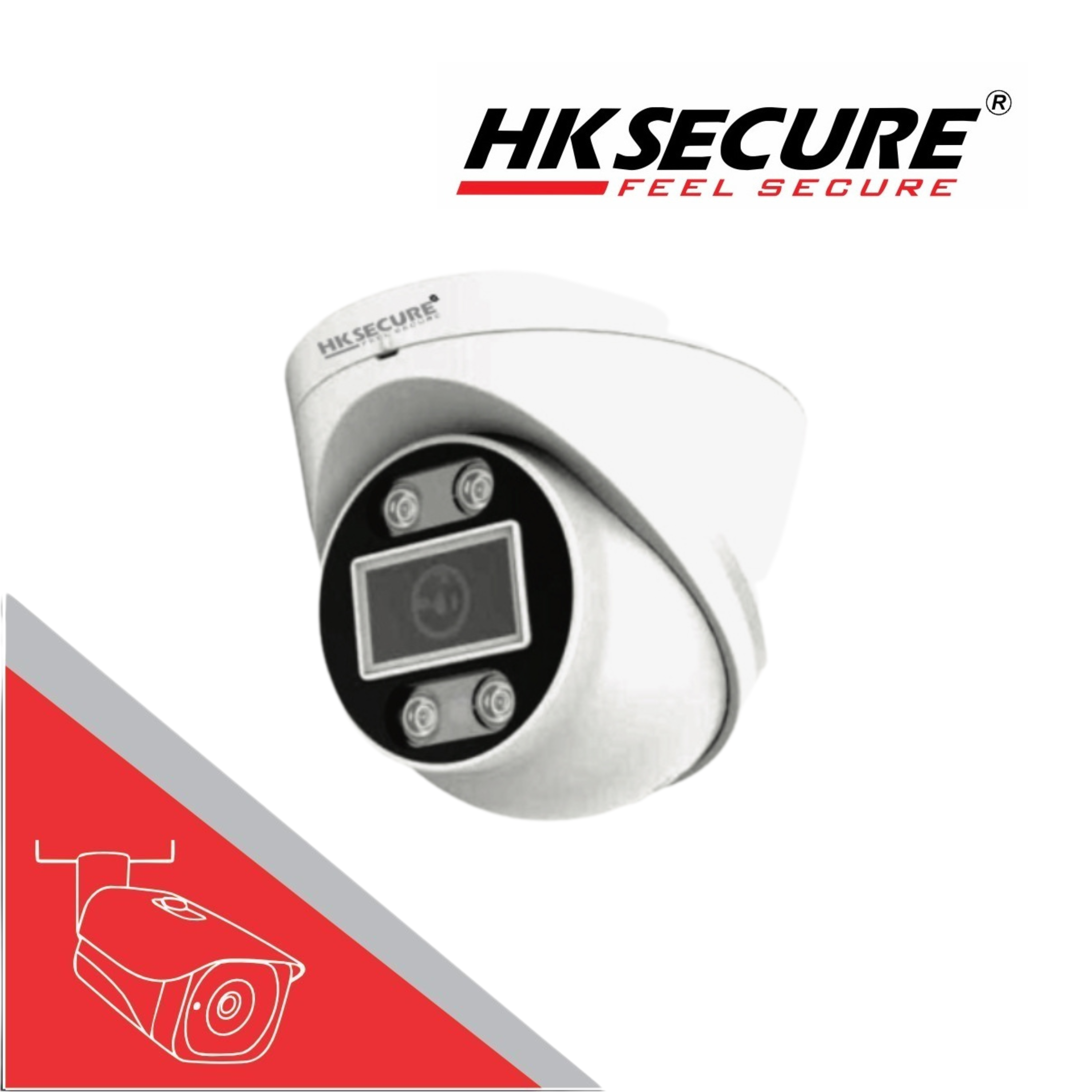 HK Secure 4MP IP Dome Camera – Project Series