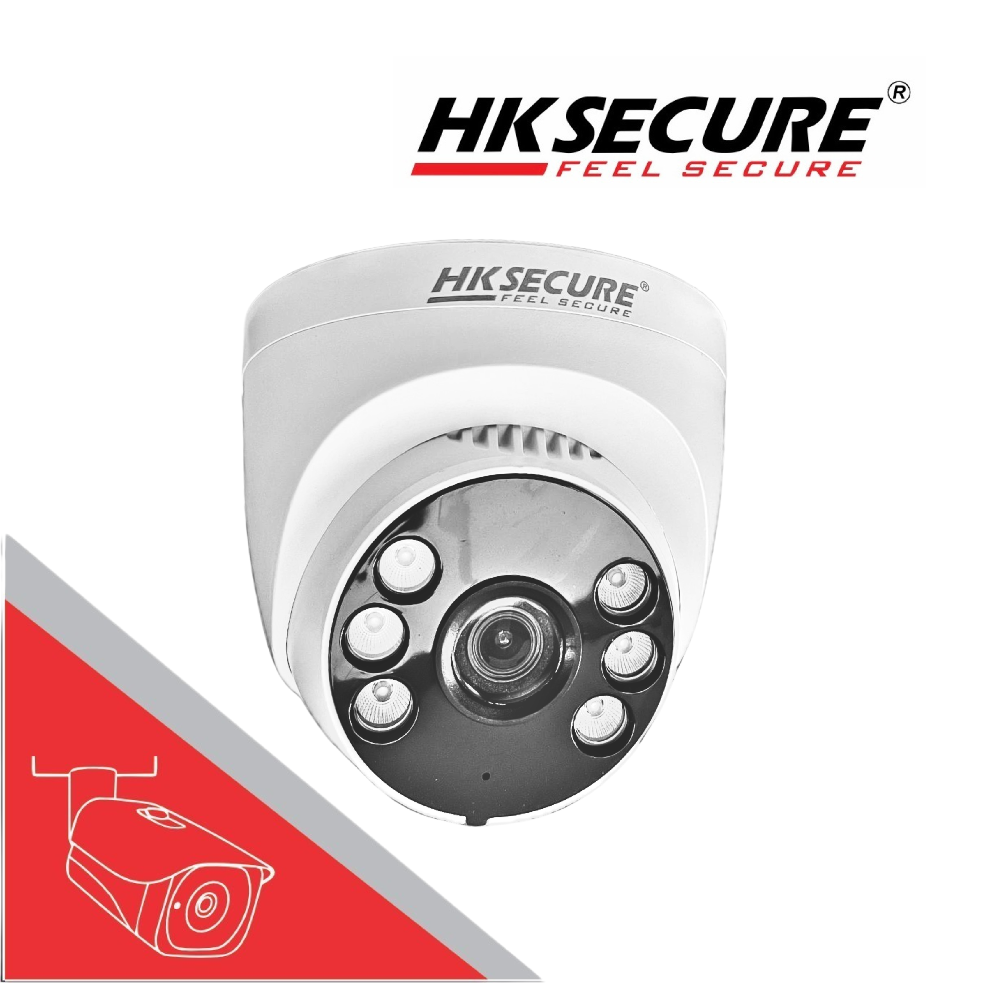 HK Secure WiFi Smart Dome Camera