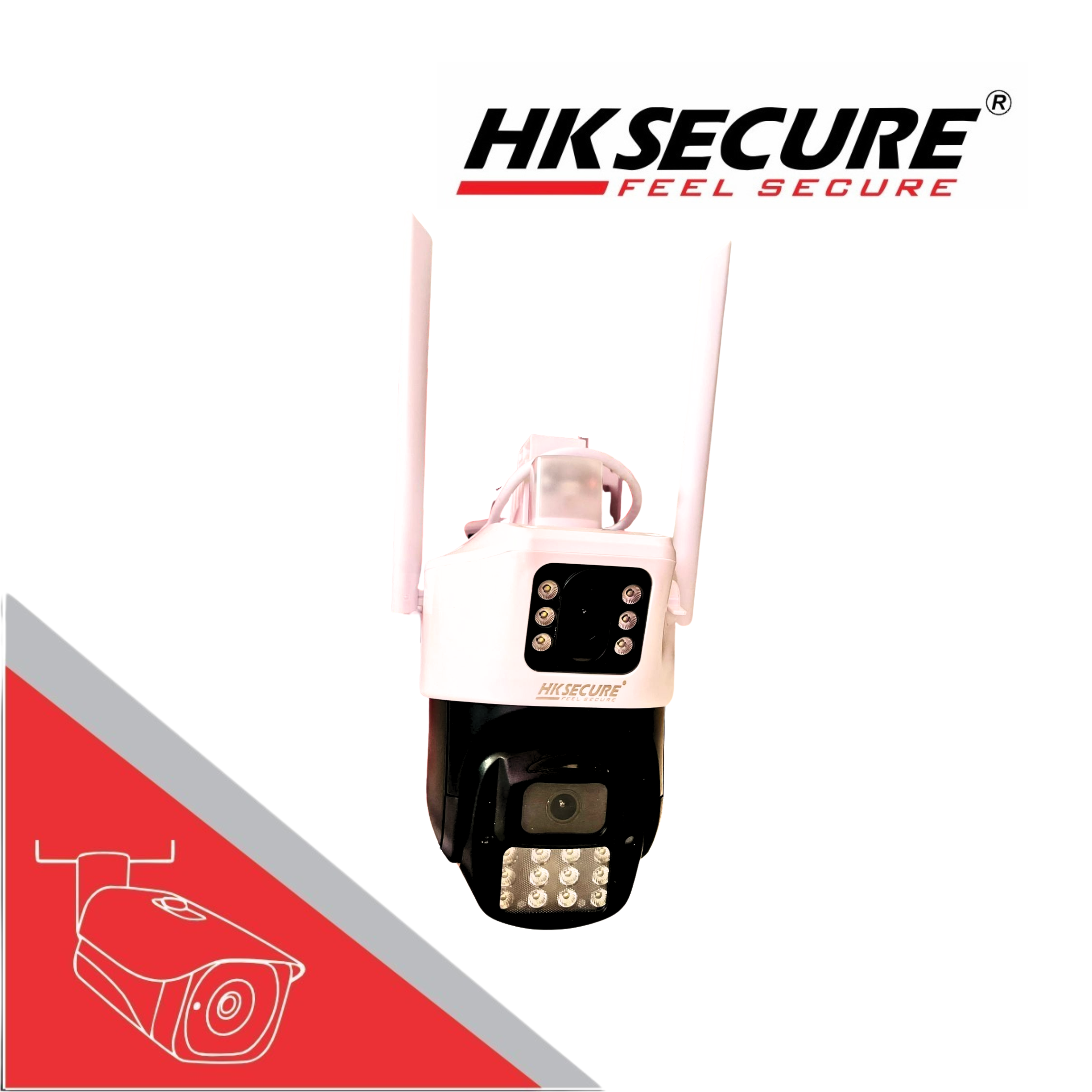 HK Secure 4G Smart Linkage Pan-Tilt Camera
