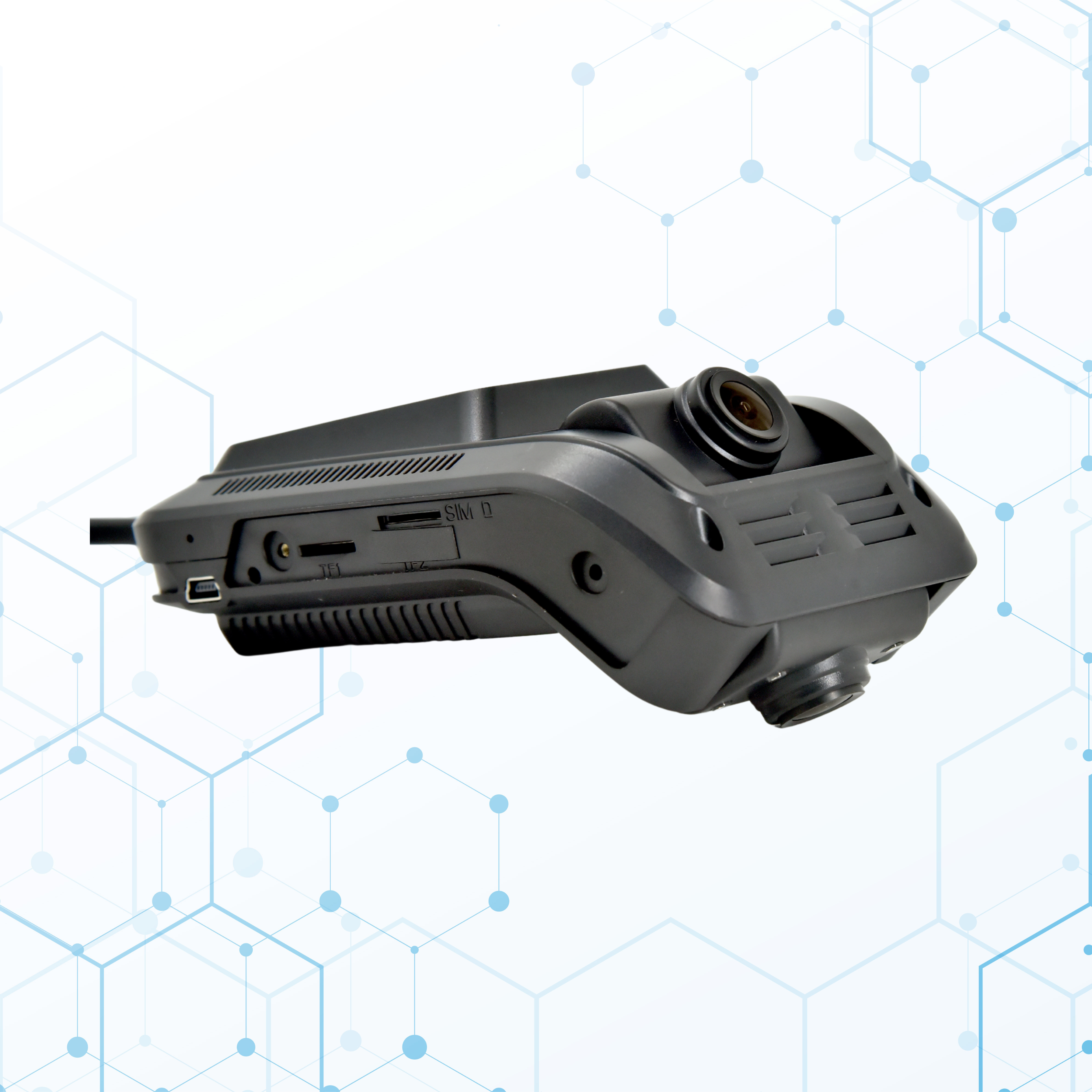 4G SIM-Based Dual-Cam Dashcam with ADAS & DMS