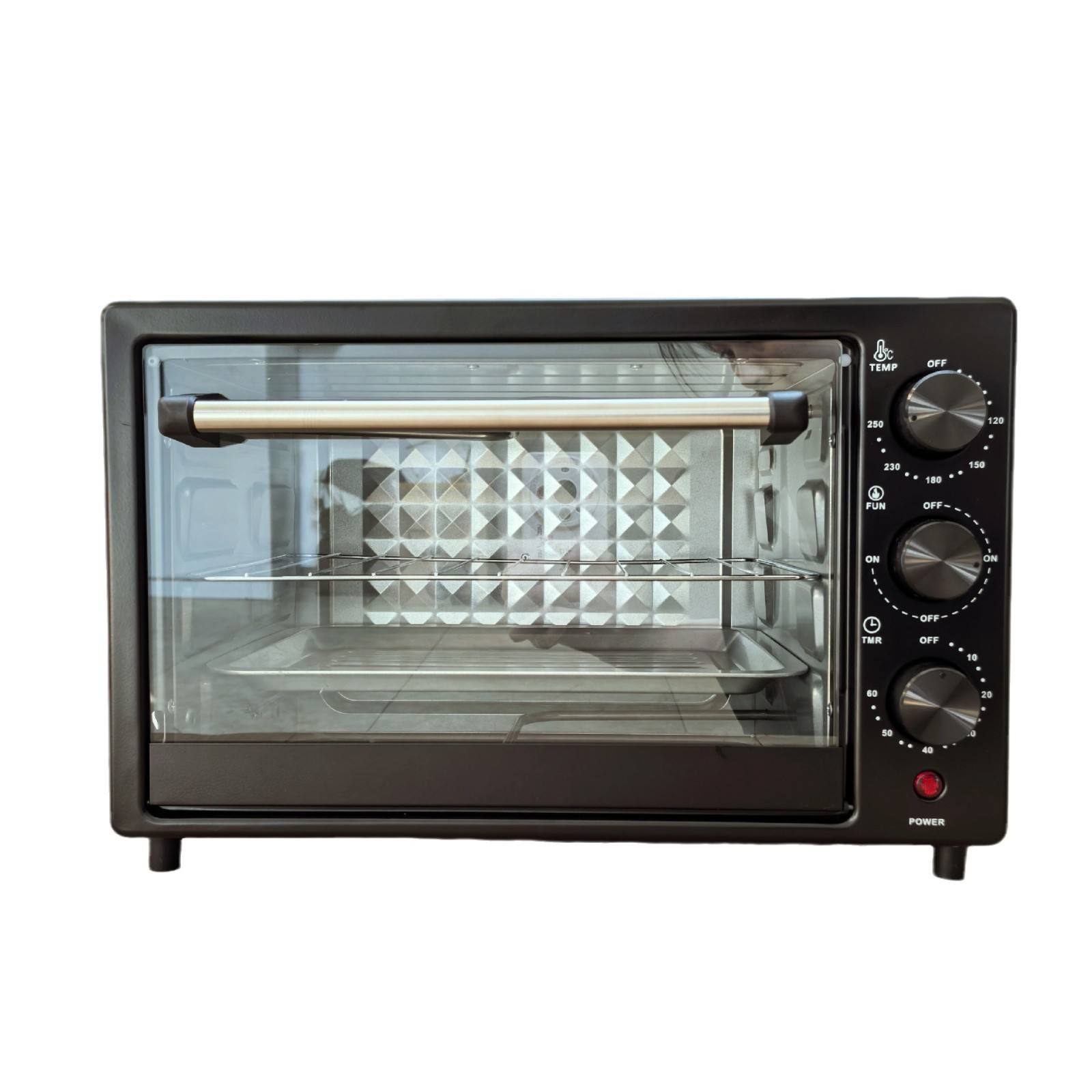 High Quality Multi-function 25L Mini Toaster Oven 1000W Electric Small Countertop Oven for Baking