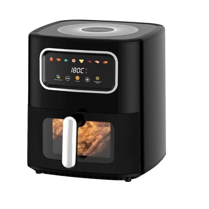 Electric Square Air Fryer Oven 10L Multifunctional French Fries Machine Digital Control Deep Fryer for Household Snack Shop