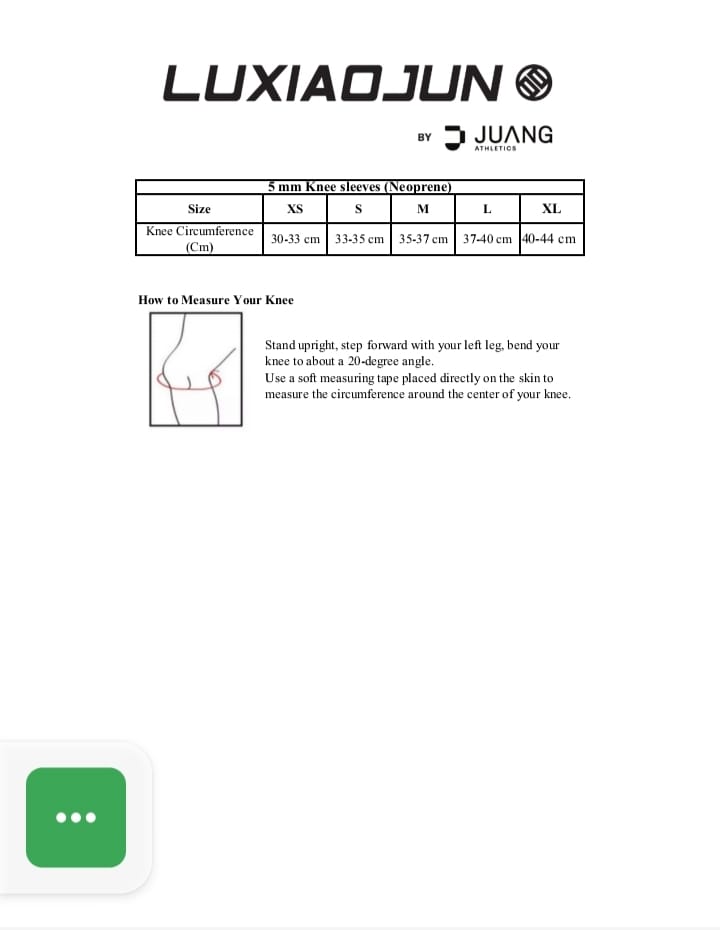 LU XIAO JUN NEOPRENE KNEE SLEEVES - BLACK