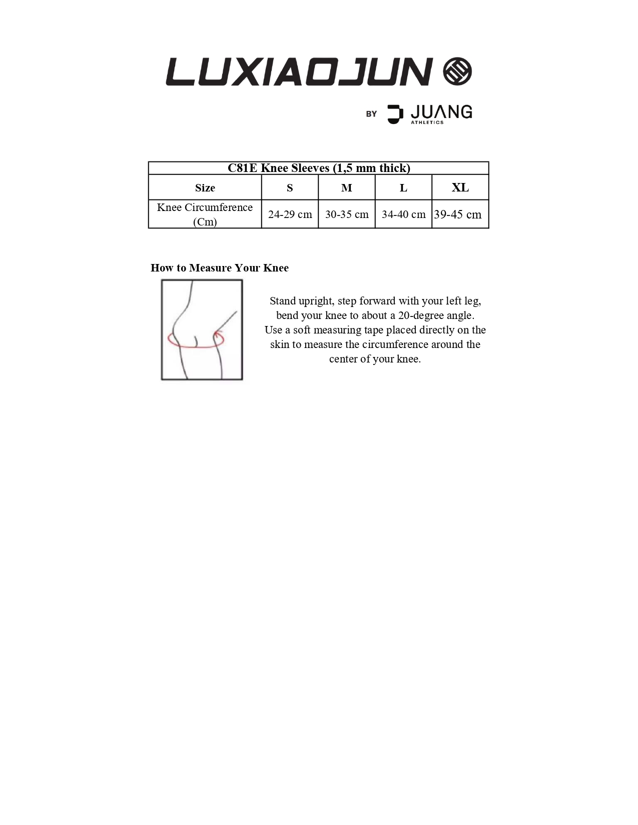 LU XIAO JUN C81 KNEE SLEEVES – WHITE