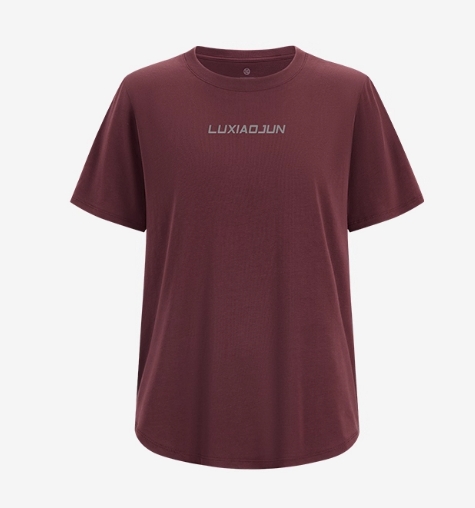 LU XIAOJUN Woman T-Shirt - BURGUNDY
