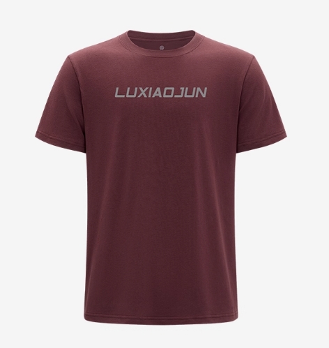 LU XIAOJUN Men T-Shirt - BURGUNDY