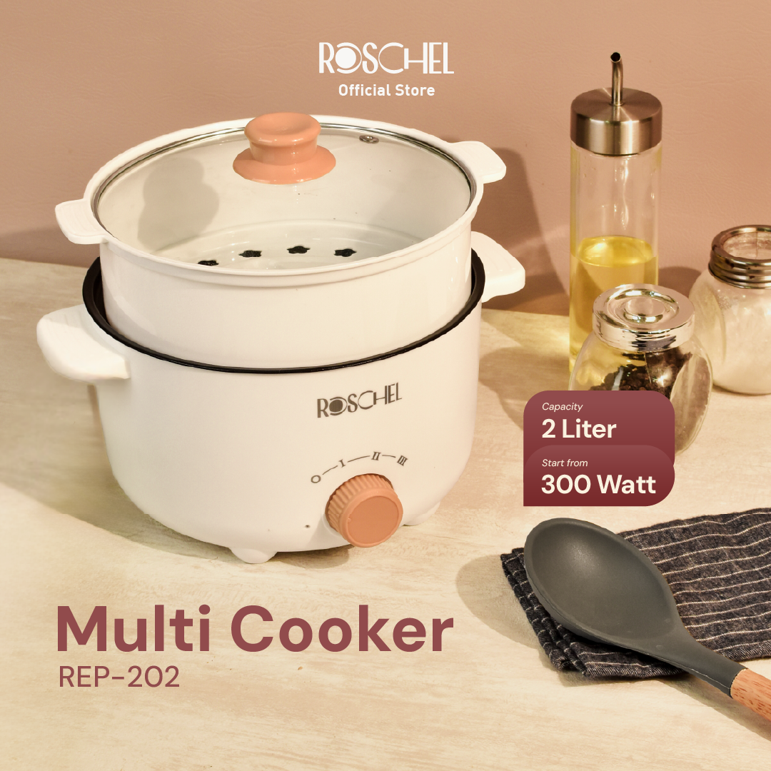 Roschel Multi Cooker with Streamer 2 Liter