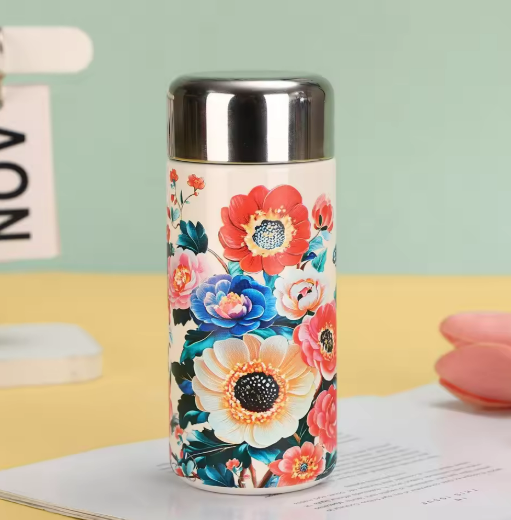 Floral Insulated Water Bottle