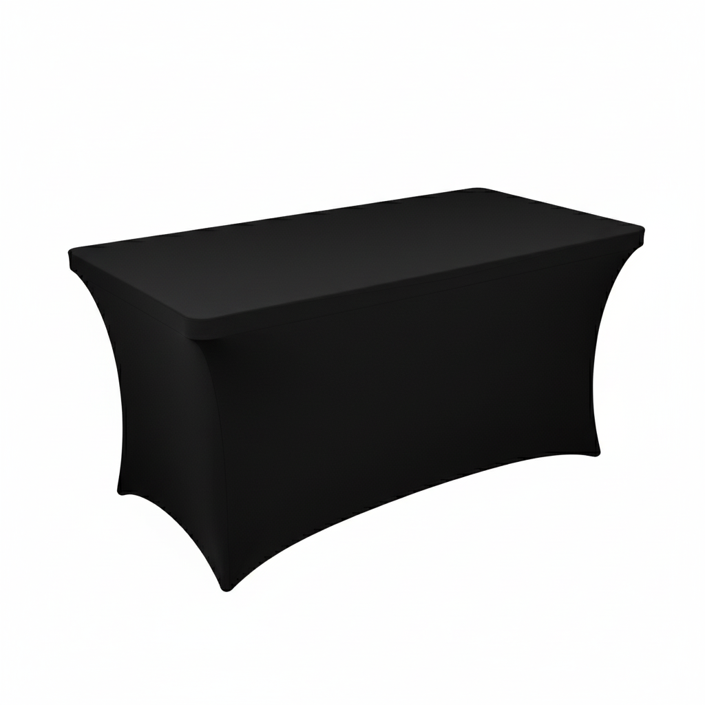 Sewa Meja IBM Cover Hitam Ketat