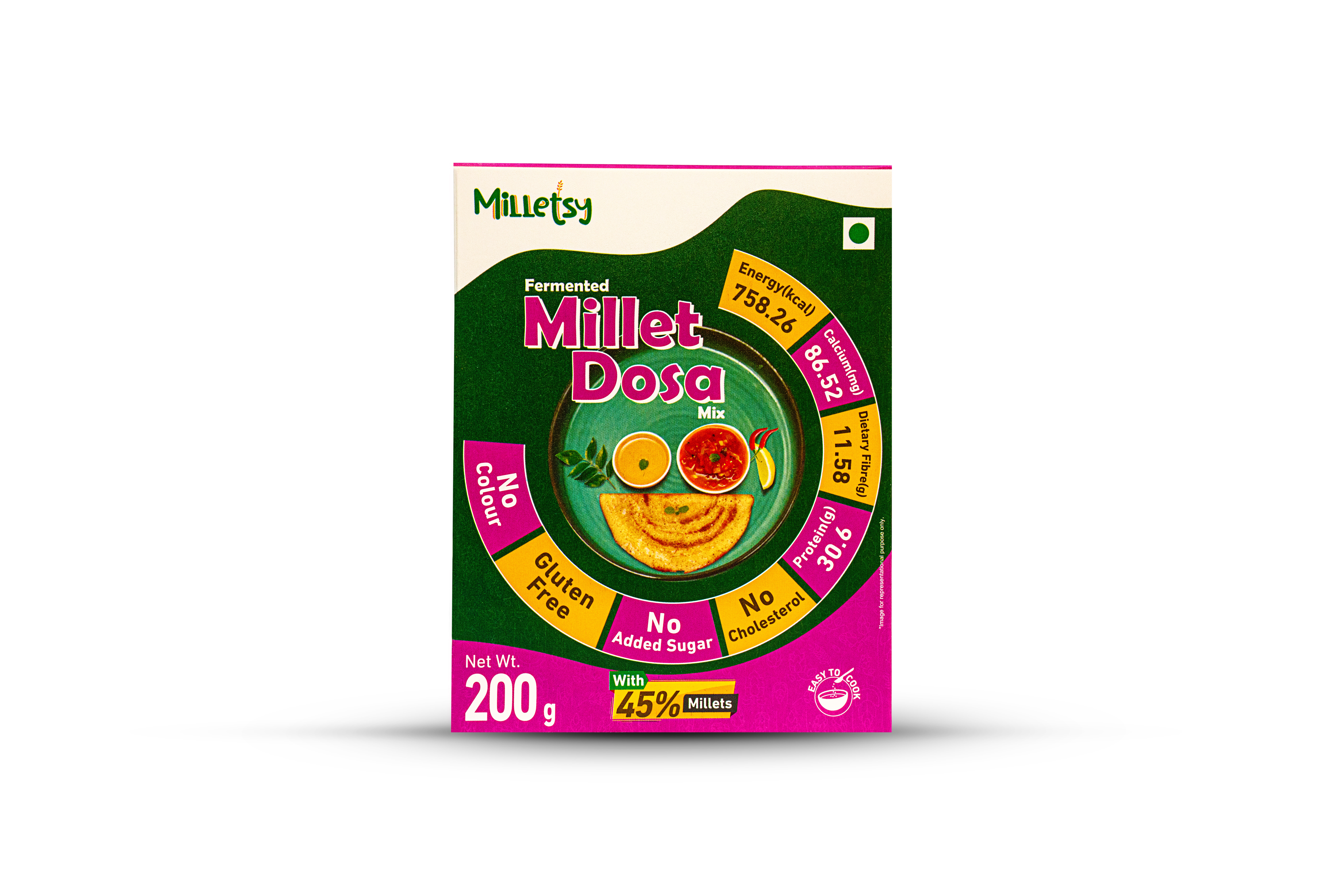 Milletsy Millet Dosa Mix (Fermented)