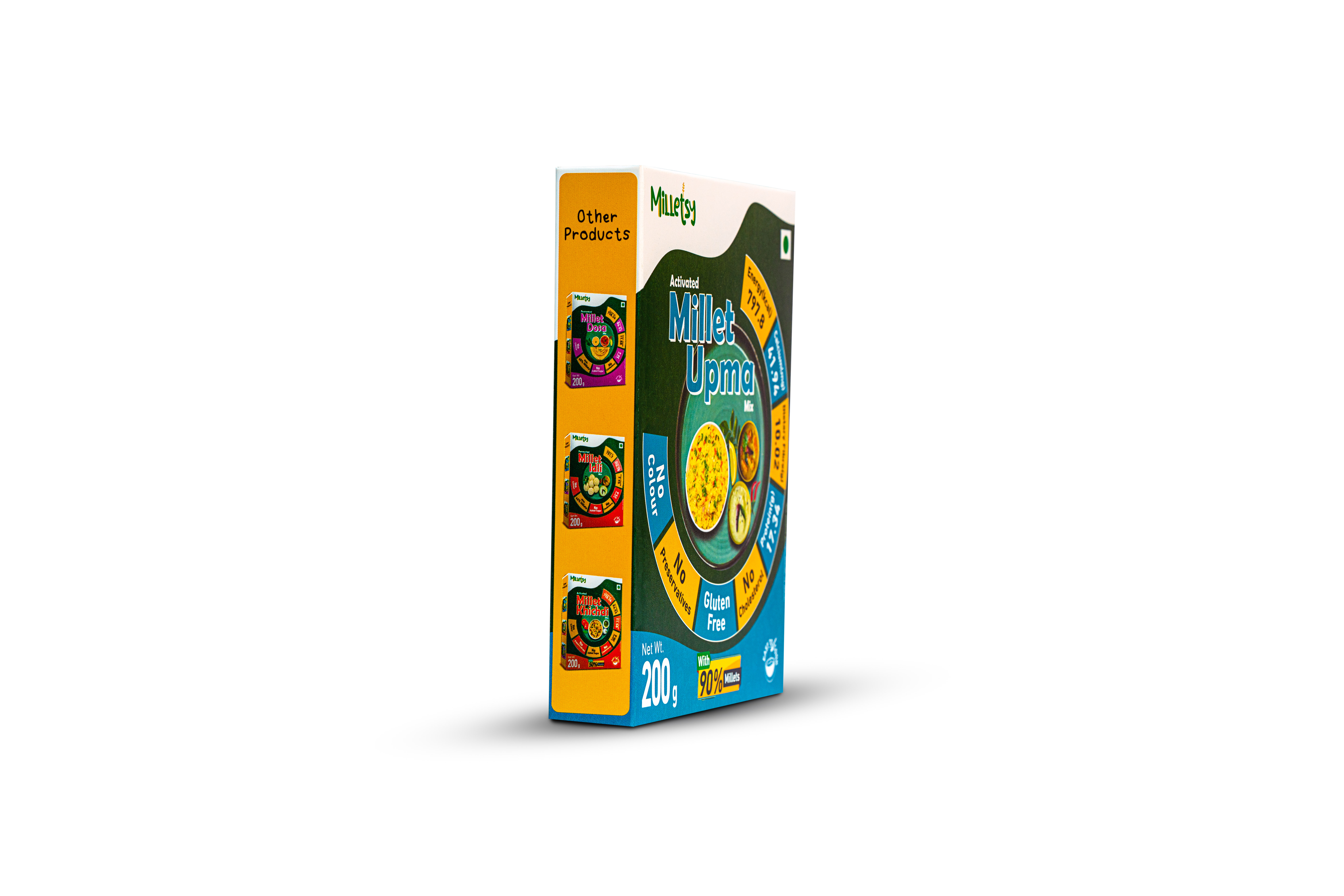 Milletsy Millet Upma Mix (Activated) Pack of 3