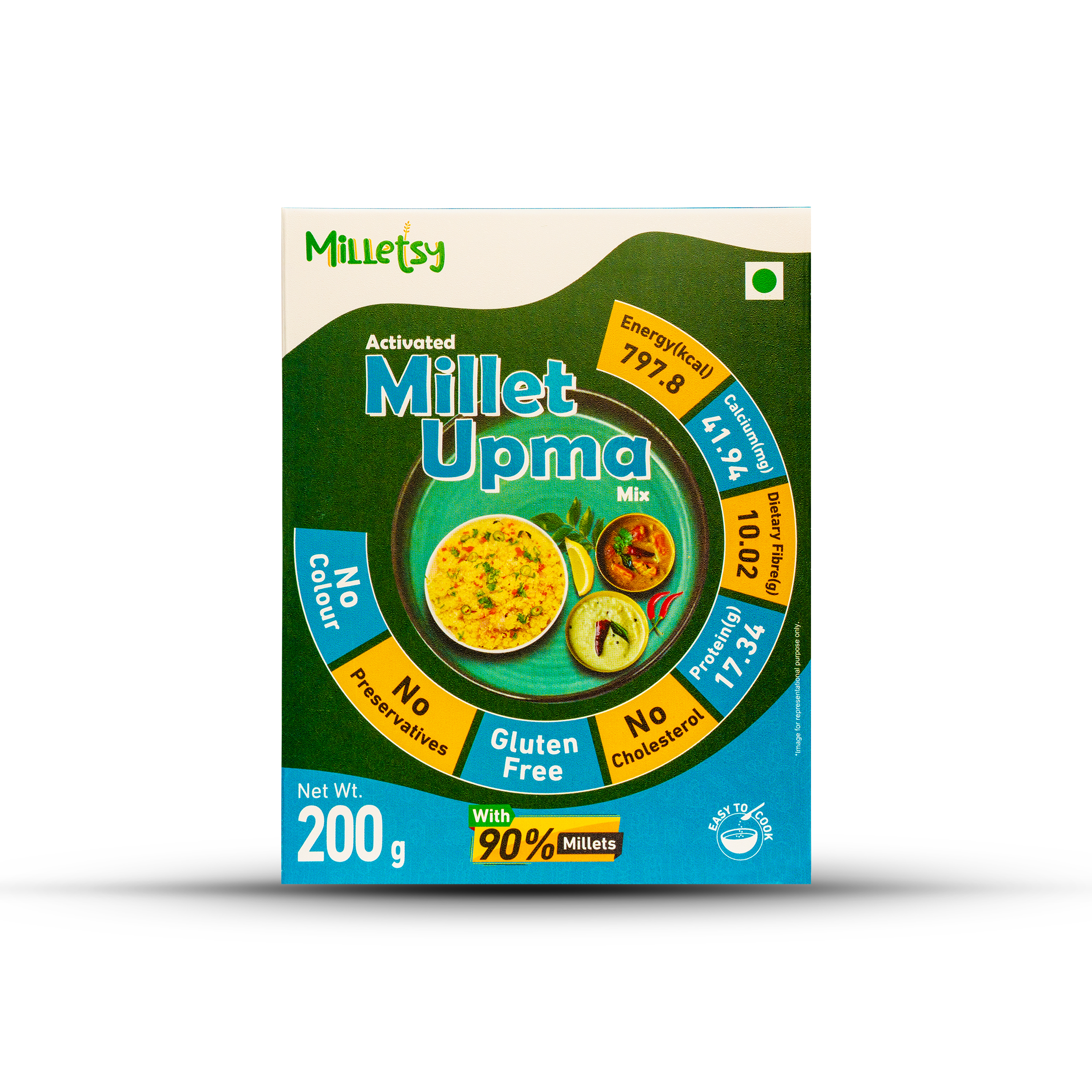 Milletsy Millet Upma Mix (Activated) 