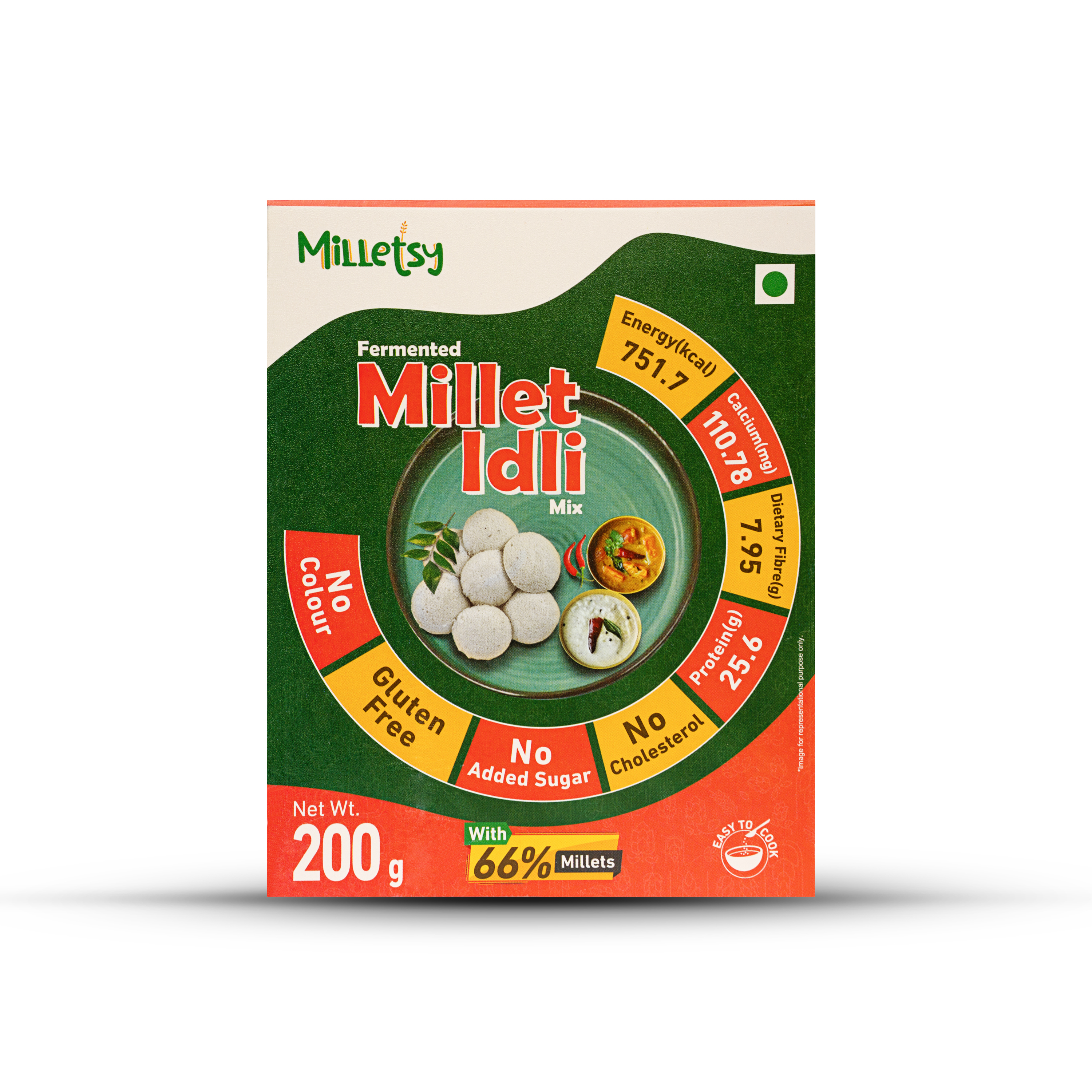 Milletsy Millet Idli Mix (Fermented) 