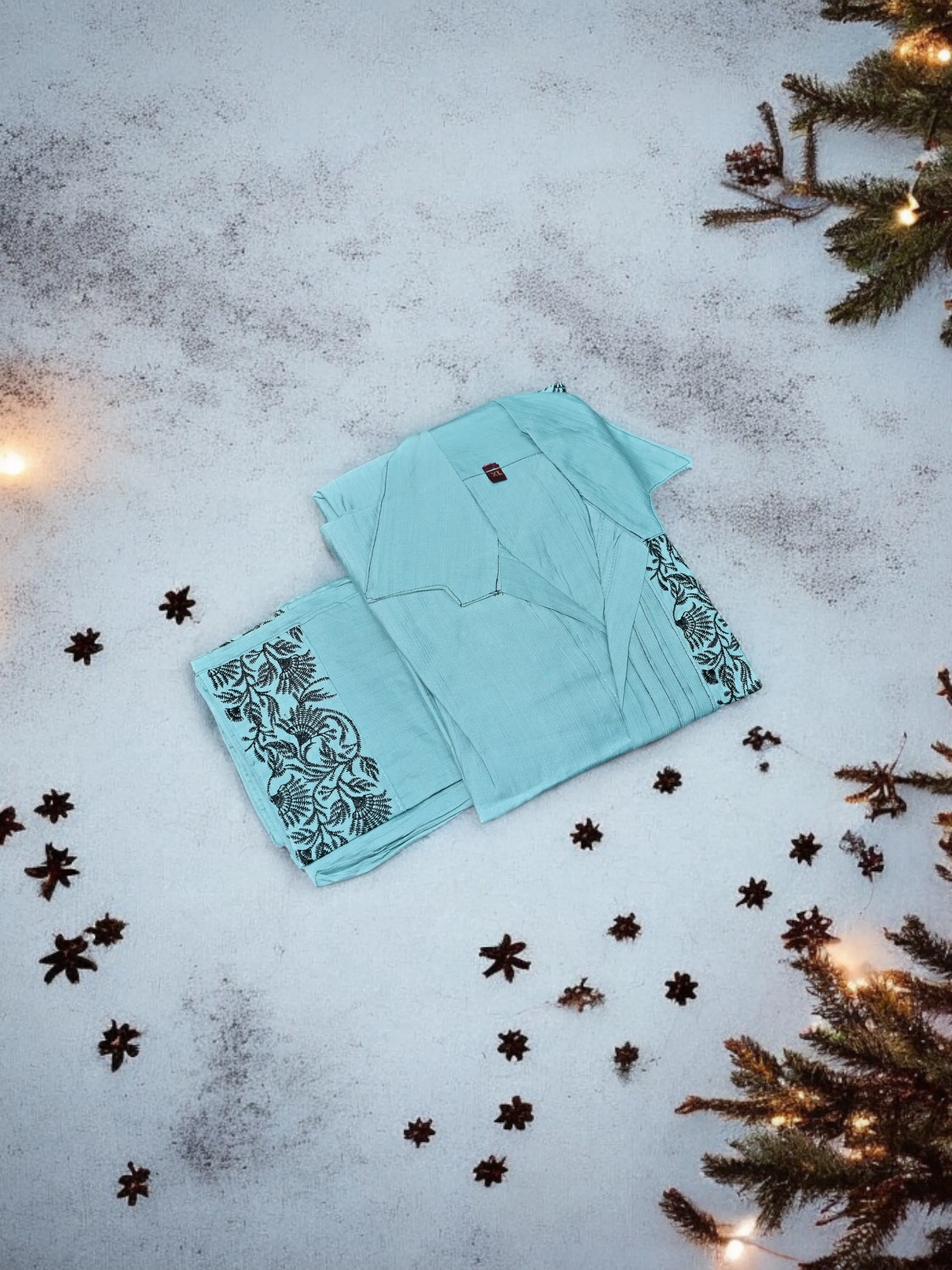 Embroidered Soft Muslin Co-Ord Set