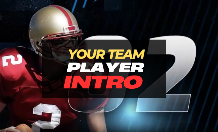 Custom Sports Roster Intro Video – Standard