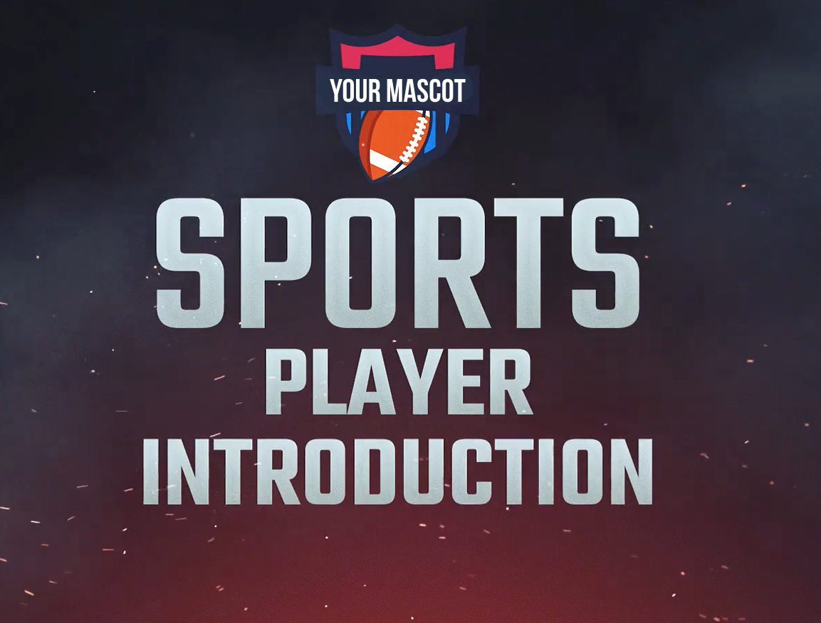 Custom Sports Roster Intro Video - Basic