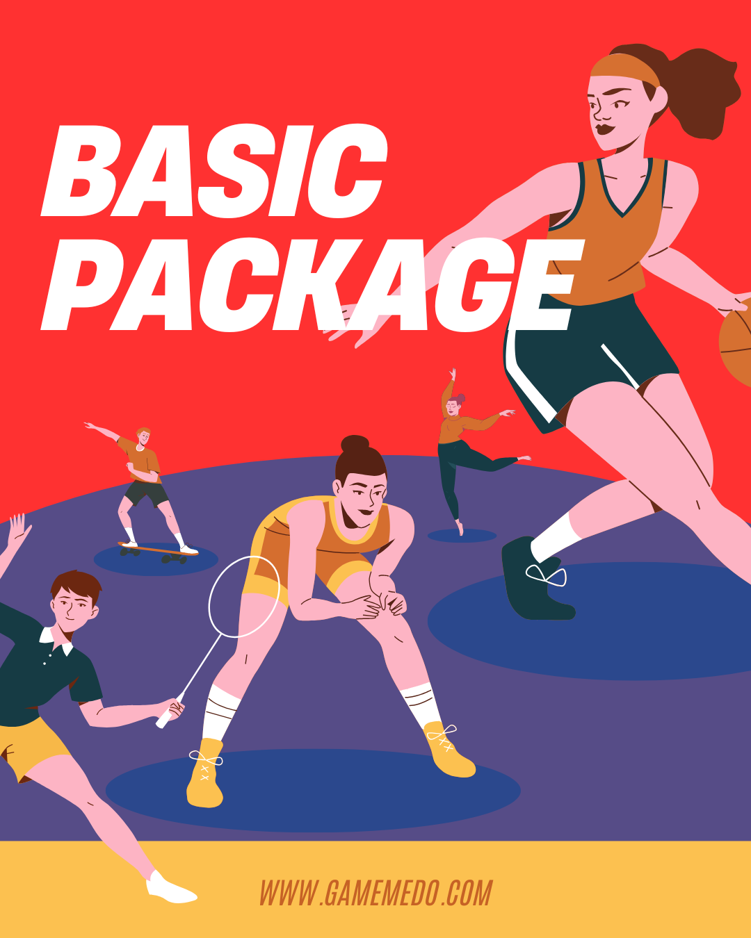 Custom Sports Roster Intro Video - Basic