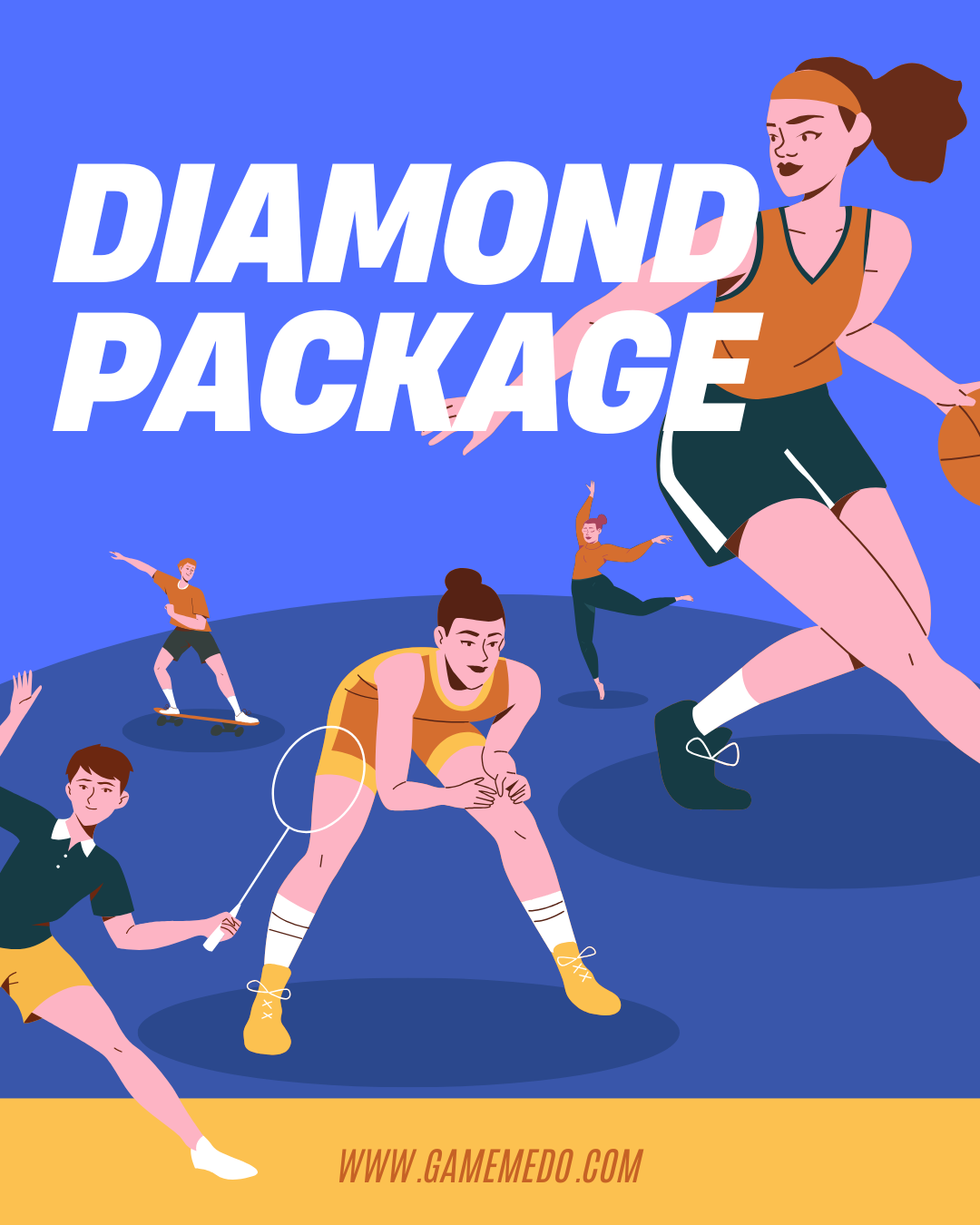 Custom Sports Roster Intro Video – Diamond