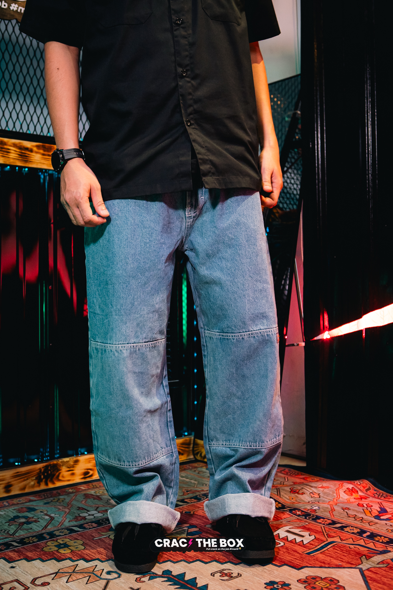 Dickies Loose Fit Double Knee Jeans