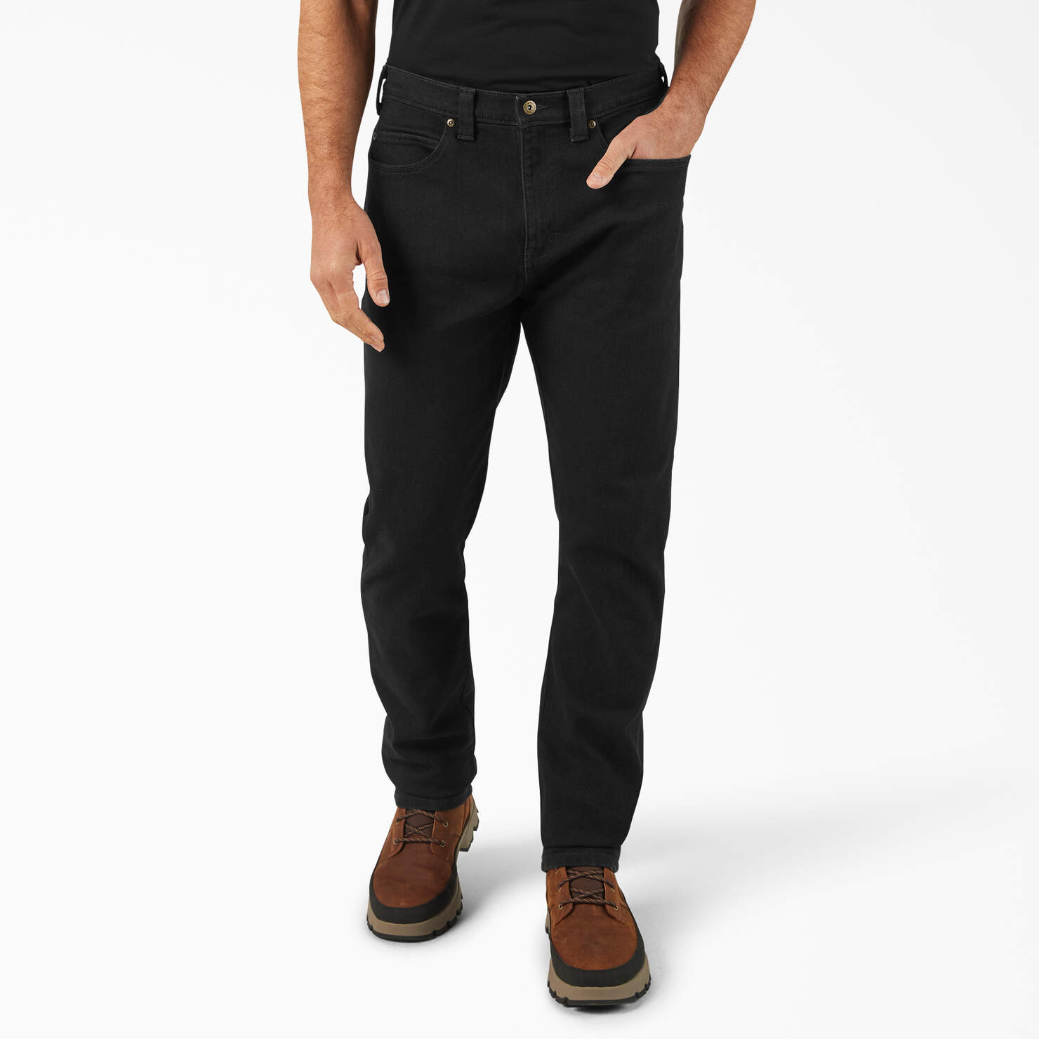 Dickies FLEX Slim Fit Jeans Leather Patches